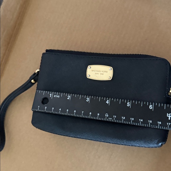 Michael Kors Collection Black Wristlet - Picture 5 of 5